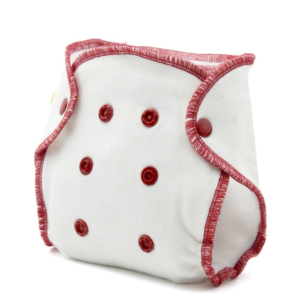 TidyWhities Ecofriendly Hemp Cotton Buttonup Nappies (pack of 4